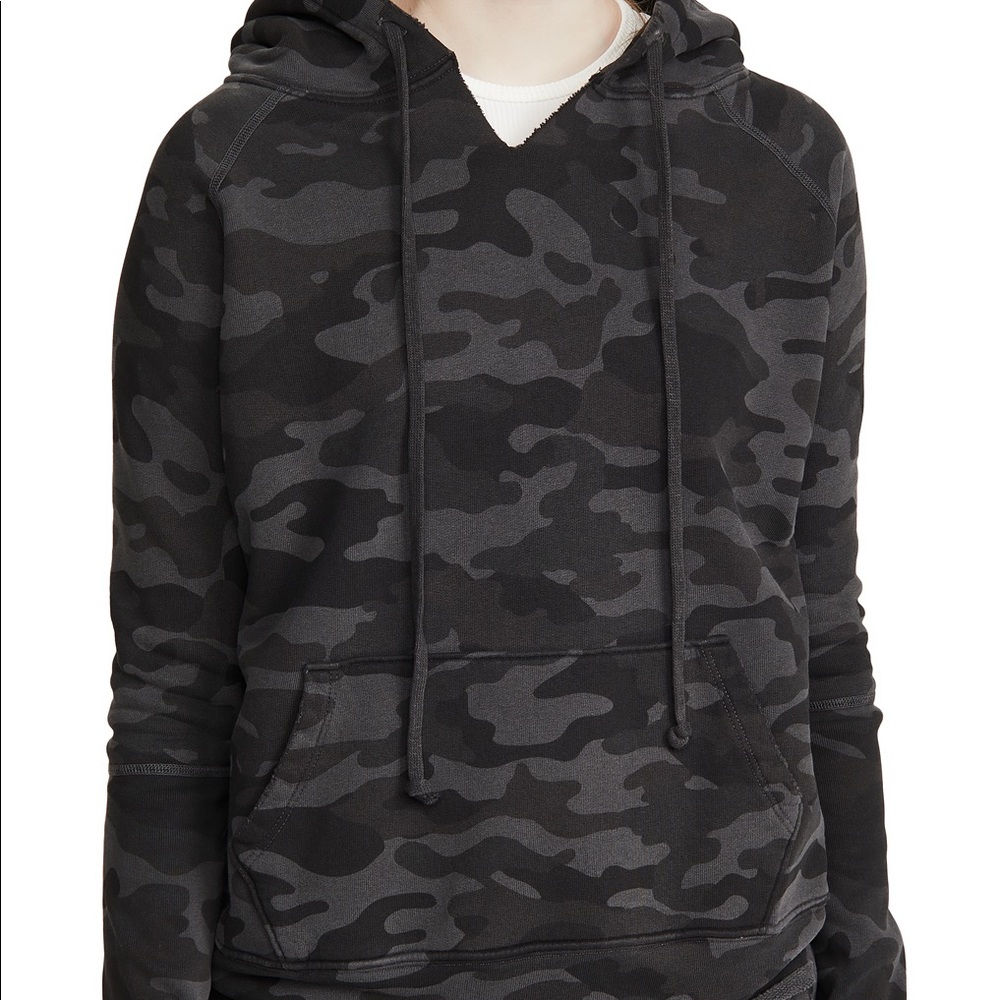 Nili Lotan Janie Hoodie Camo XS